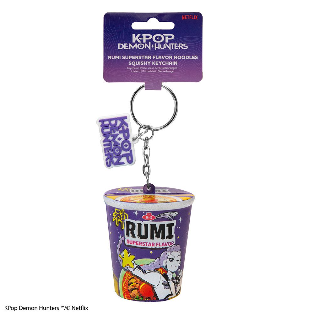 Squishy keyring K-POP DEMON HUNTERS Noodle Cup Rumi Superstar Flavor