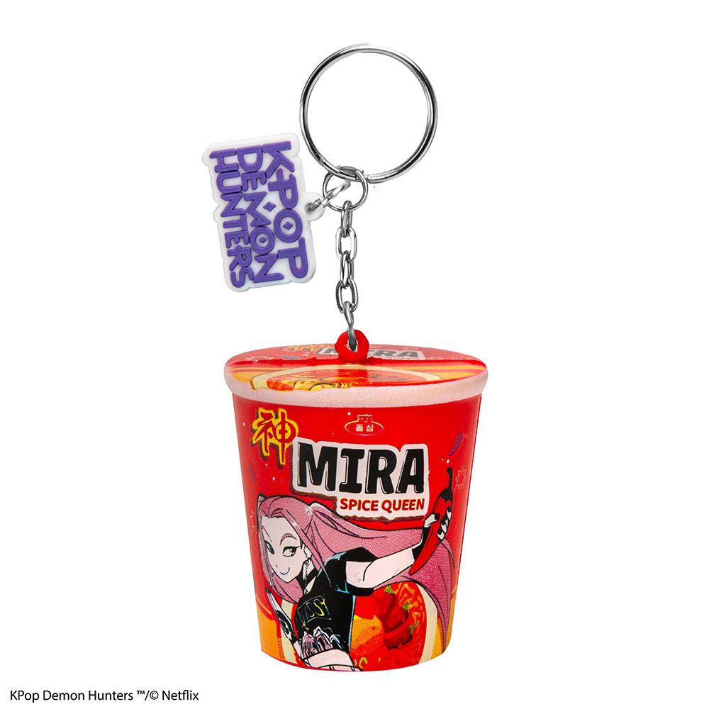 Squishy Μπρελόκ K-POP DEMON HUNTERS Noodle Cup Mira Spice Queen
