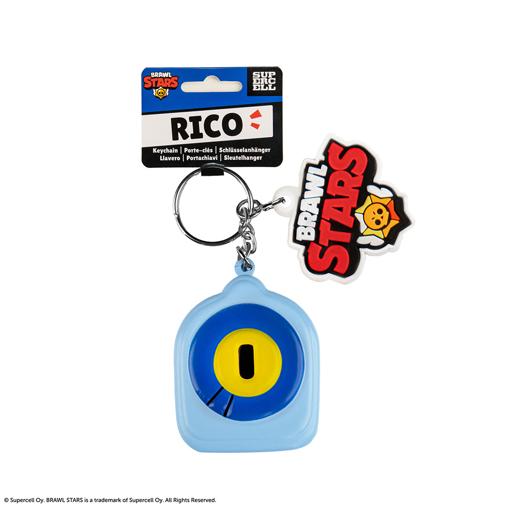 Squishy Μπρελόκ BRAWL STARS Rico
