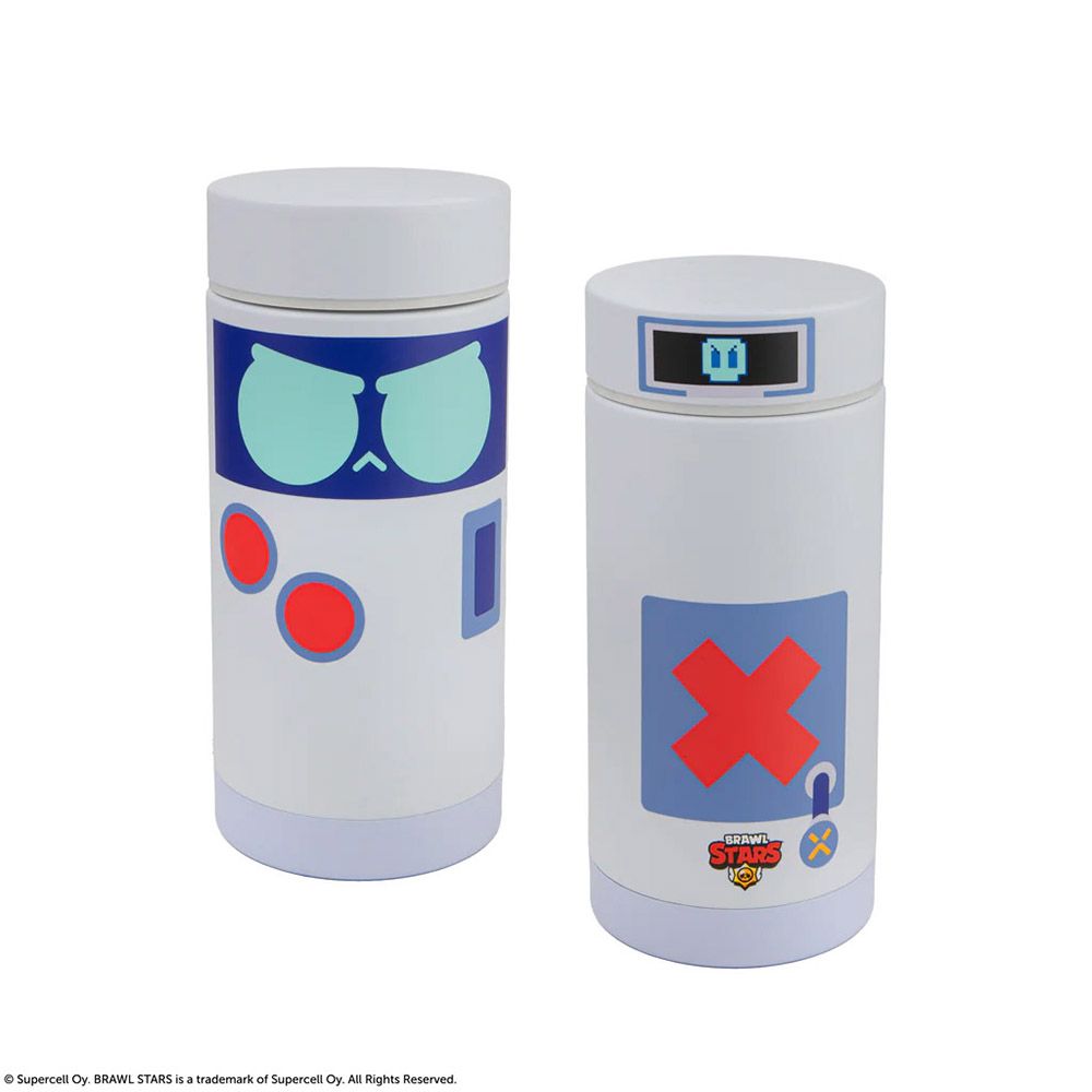 Metallic Bottle Hot&Cold 350ml BRAWL STARS 8-bit