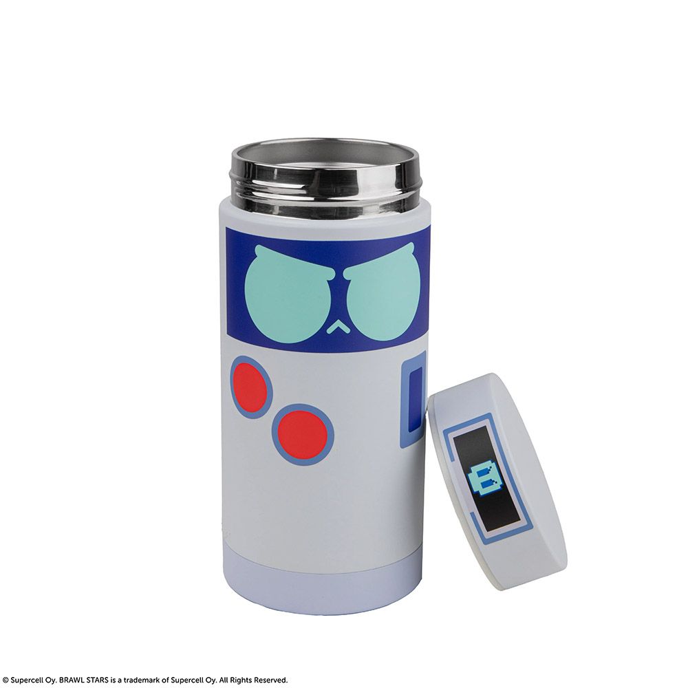 Metallic Bottle Hot&Cold 350ml BRAWL STARS 8-bit