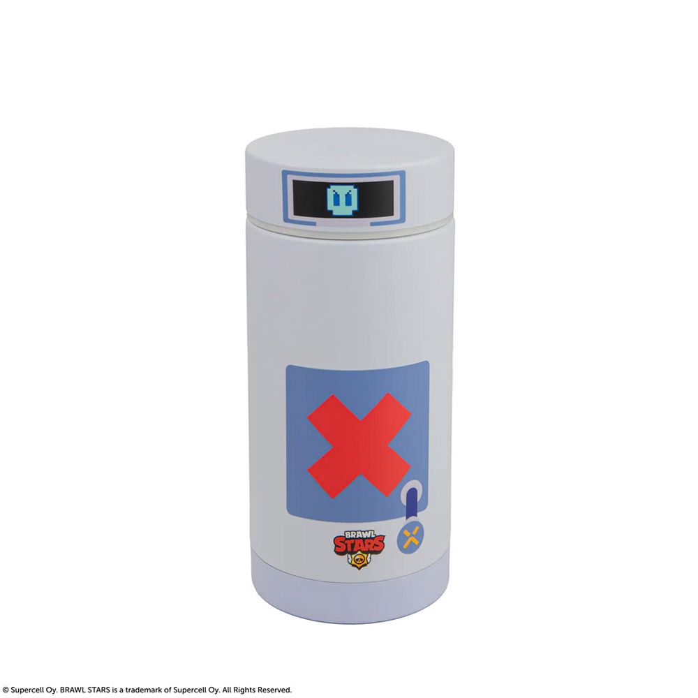 Metallic Bottle Hot&Cold 350ml BRAWL STARS 8-bit