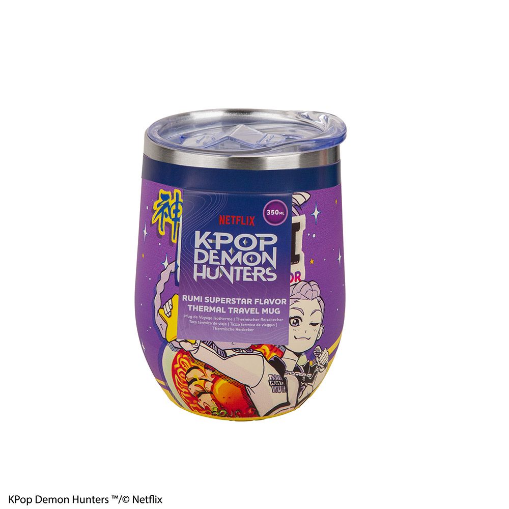 Μεταλλική Κούπα Ταξιδίου Θερμός 350ml K-POP DEMON HUNTERS Rumi Superstar Flavor