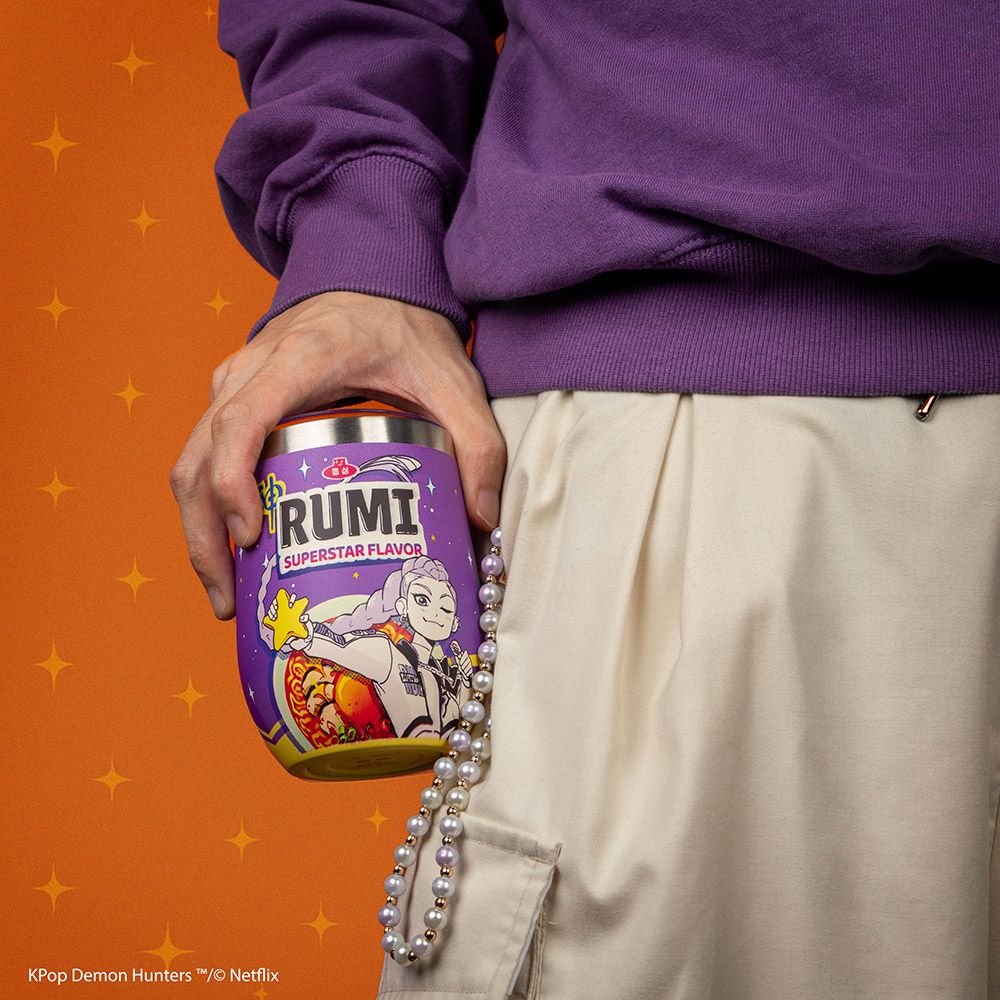 Μεταλλική Κούπα Ταξιδίου Θερμός 350ml K-POP DEMON HUNTERS Rumi Superstar Flavor