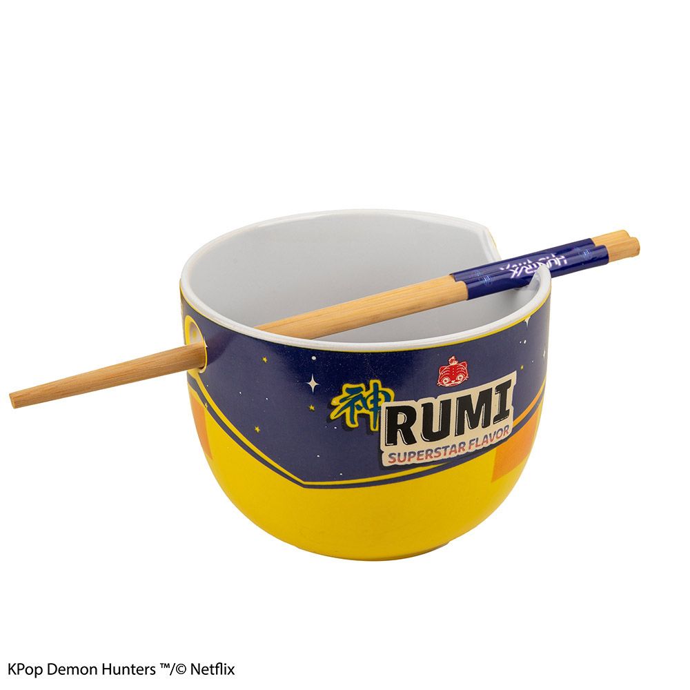 Ramen Bowl with Chopsticks K-POP DEMON HUNTERS Rumi Superstar Flavor Noodles