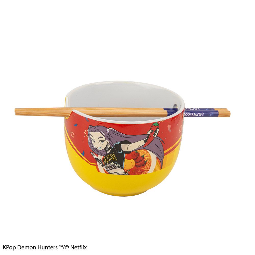 Ramen Bowl with Chopsticks K-POP DEMON HUNTERS Mira Spice Queen