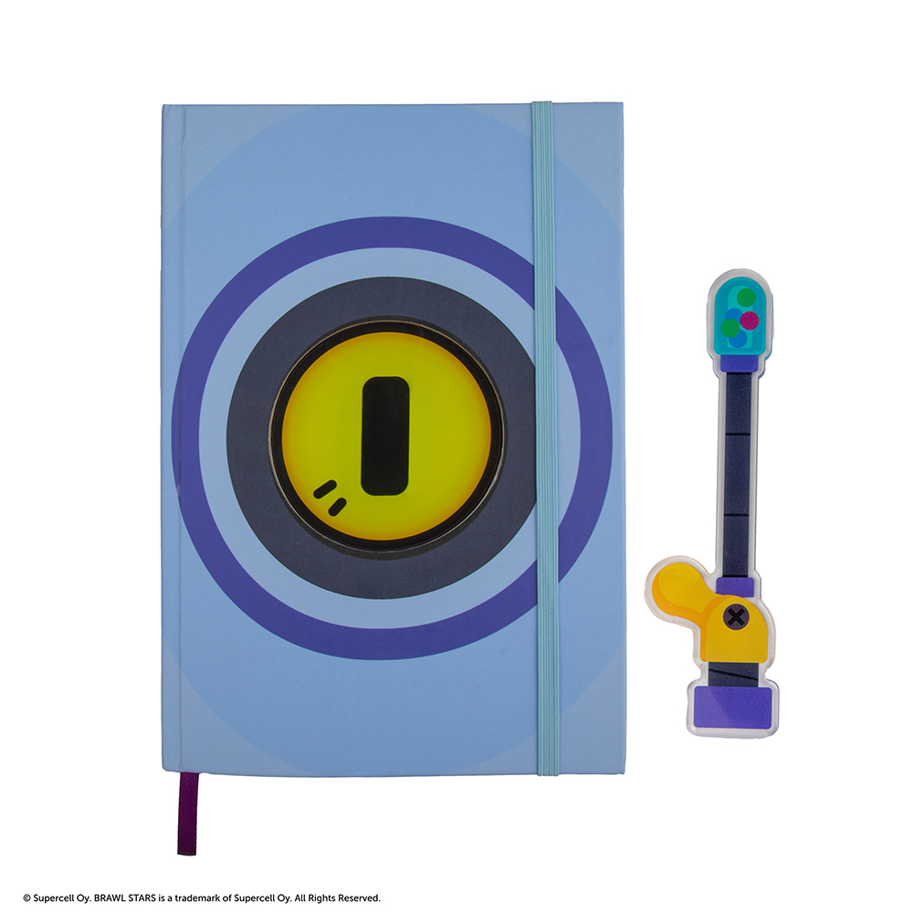 Premium Hardcover PU Notebook A5 BRAWL STARS Rico