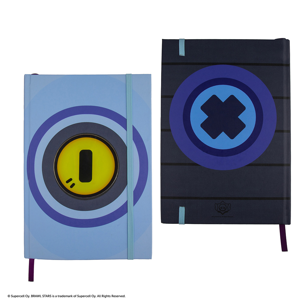 Premium Hardcover PU Notebook A5 BRAWL STARS Rico