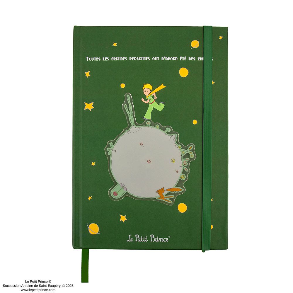Premium Hardcover Notebook A5 THE LITTLE PRINCE Spinning Asteroid B-612