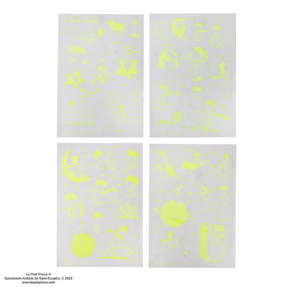 THE LITTLE PRINCE Glow In The Dark Stickers