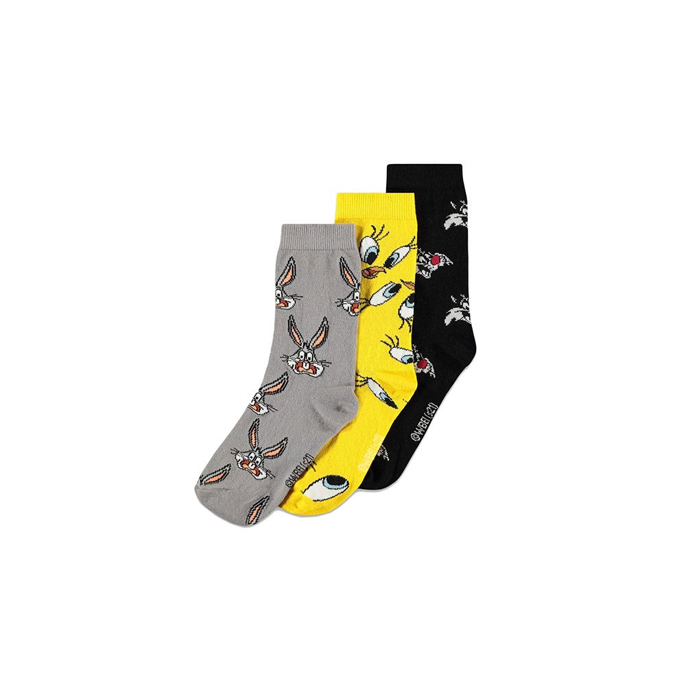 Socks 3pcs 43/46 LOONEY TUNES