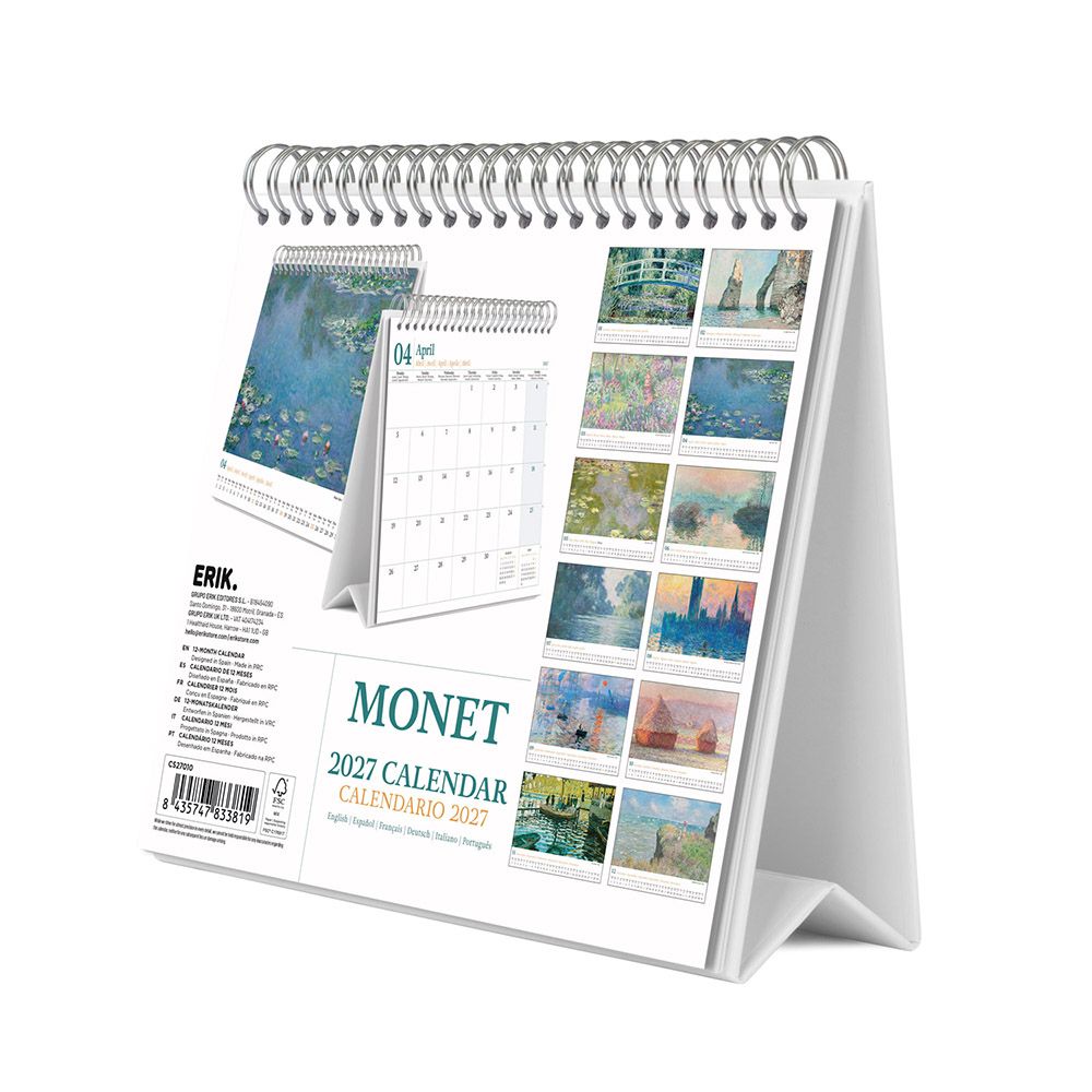 Ημερολόγιο Επιτραπέζιο Deluxe 2027 MONET