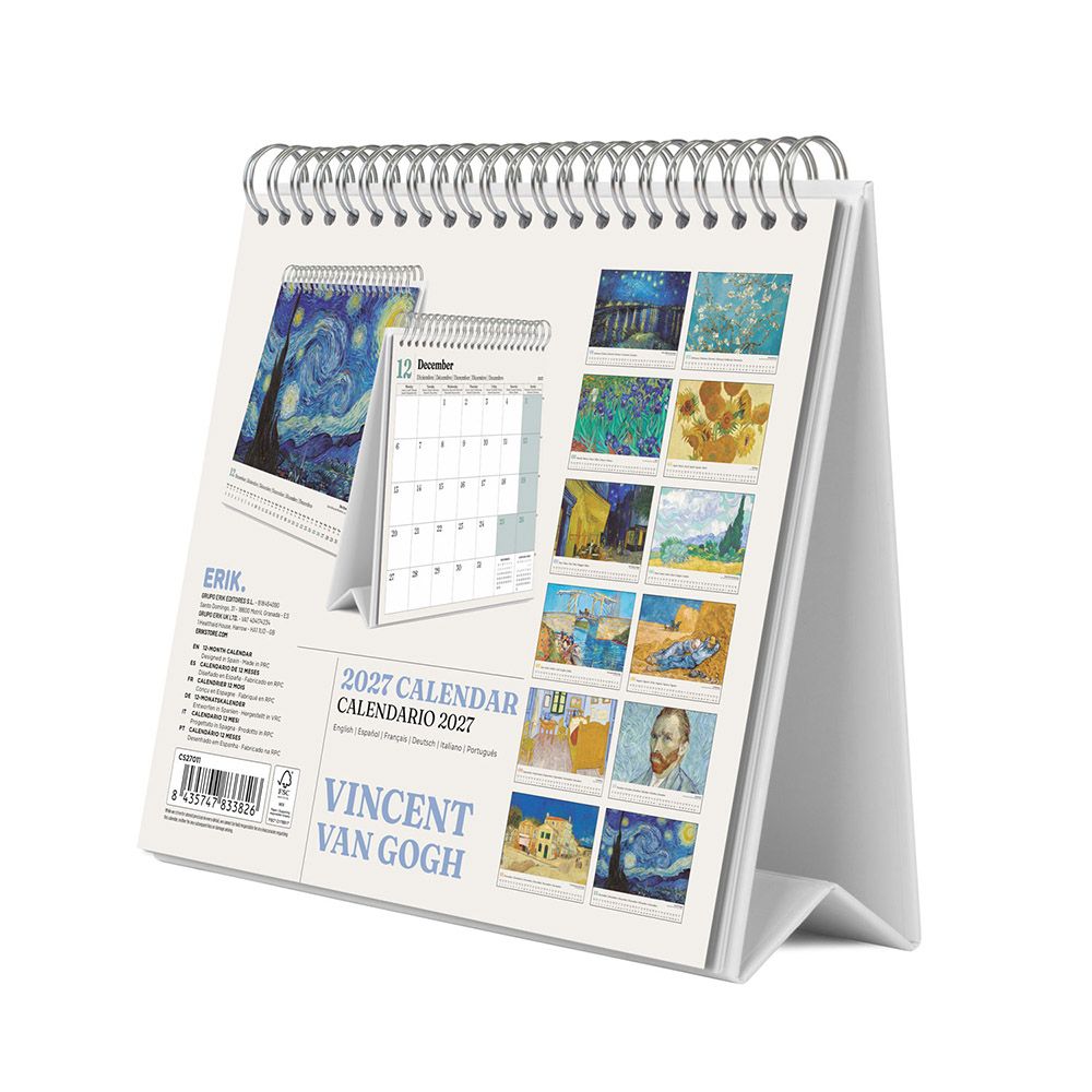 Ημερολόγιο Επιτραπέζιο Deluxe 2027 VAN GOGH