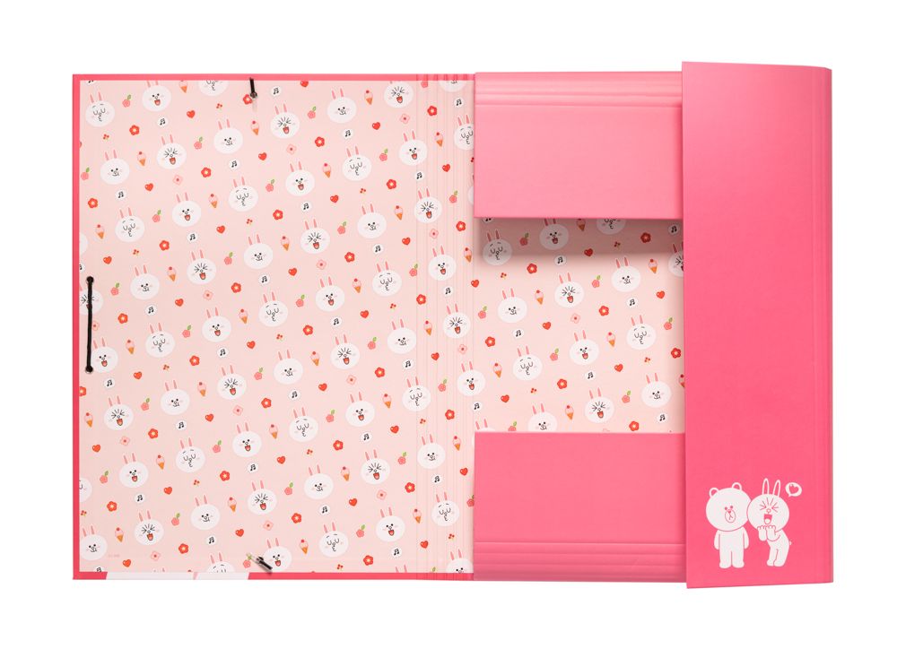 Folder Elastic cord A4 LINE FRIENDS Cony