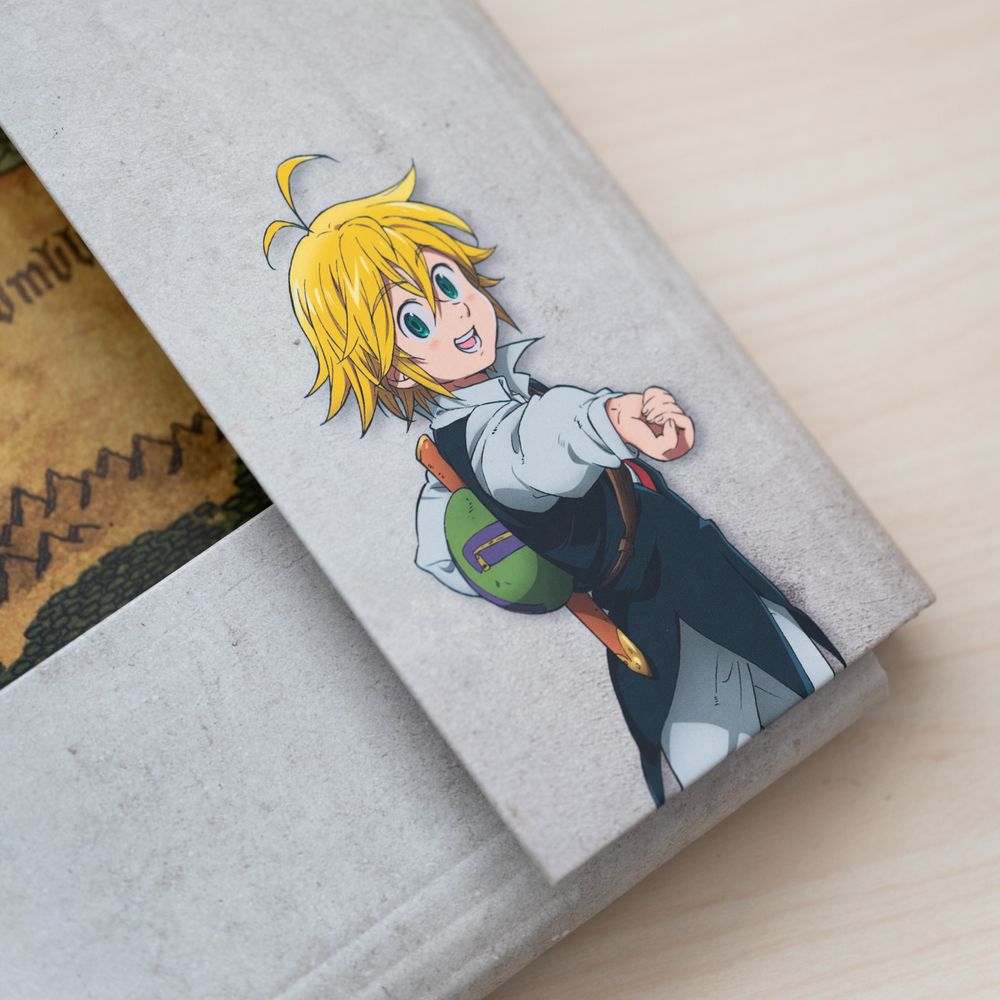 Κουτί σκληρό, 3cm ράχη, με Λάστιχο A4 THE SEVEN DEADLY SINS (Anime Collection)