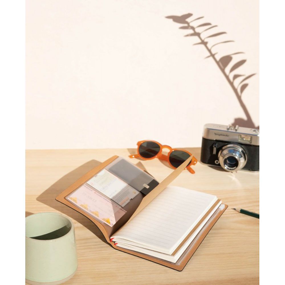 Synthetic Leather Soft Cover Travel Notebook 12X20 WANDERLUST Travel