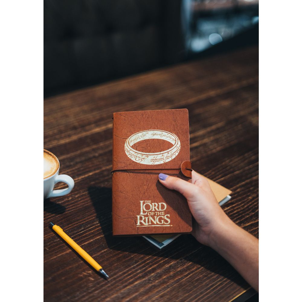 Synthetic Leather Soft Cover Travel Notebook 12X20 THE LORD OF THE RINGS
