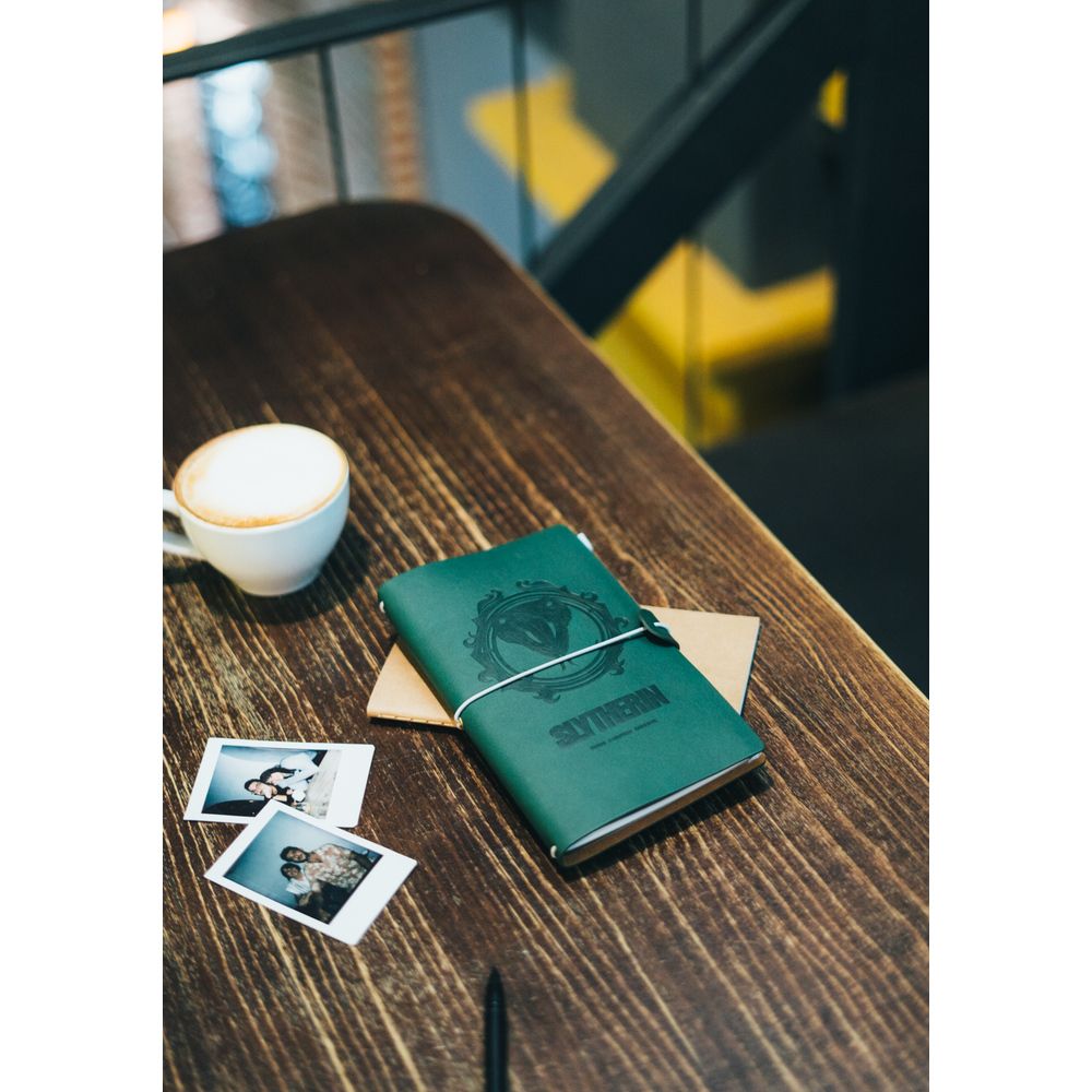 Ταξιδιωτικό Τετράδιο με Μαλακό Εξώφυλλο από Δερματίνη 12X20 HARRY POTTER Slytherin