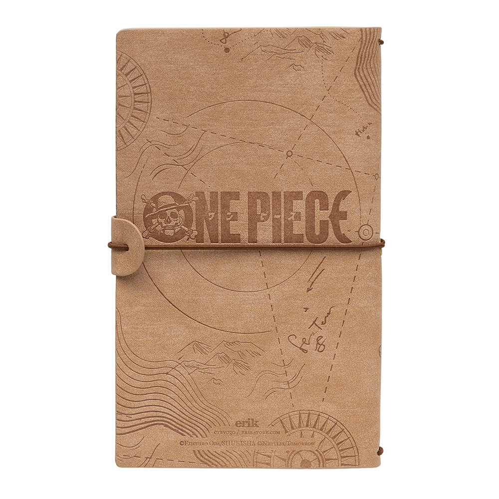 Synthetic Leather Soft Cover Travel Notebook 12X20 NETFLIX ONE PIECE Going Merry (Anime Collection)