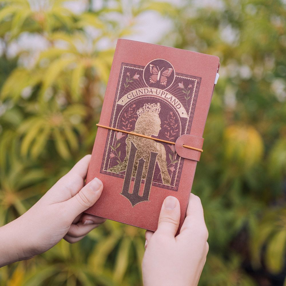 Synthetic Leather Soft Cover Travel Notebook 12X20 DISNEY WICKED PART 2 GLINDA