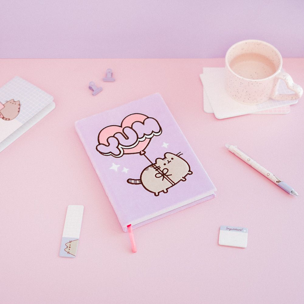 Τετράδιο με Υφή Βελούδου A5/15X21 με 96 φύλλα PUSHEEN Moments Collection