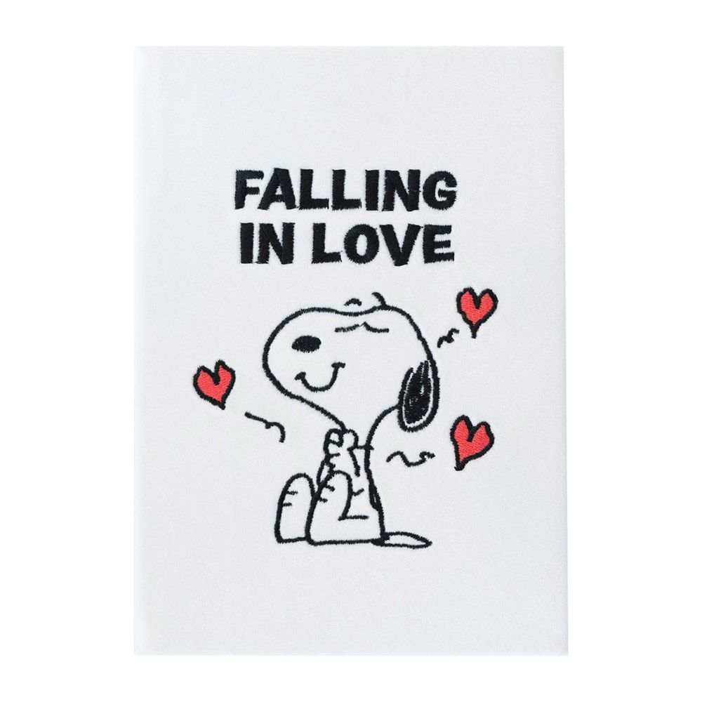 Notebook Plush Cover A5/15X21 96 sheets SNOOPY Love season