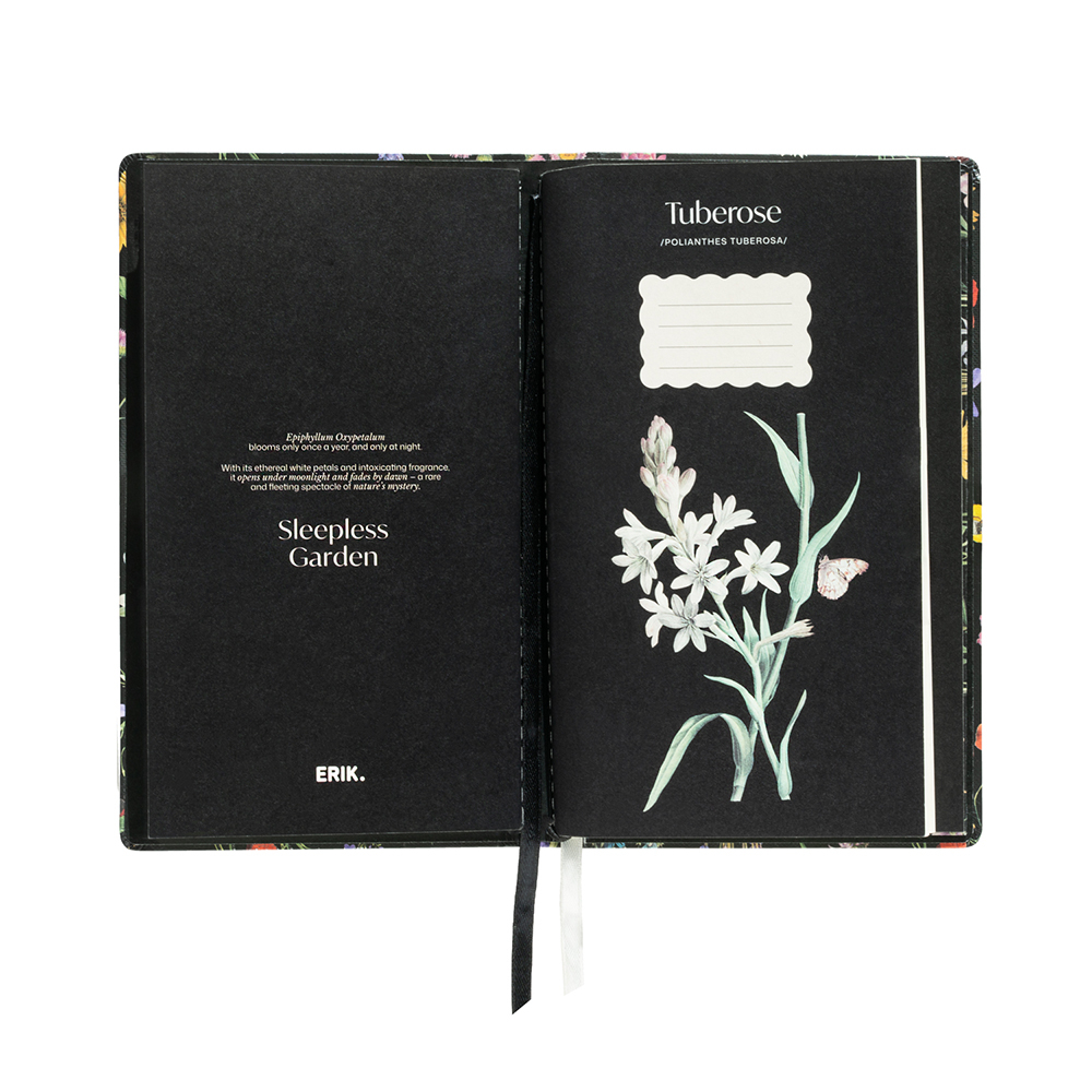 Triple Soft Cover Travel Notebook 13X22 SLEEPLESS GARDEN