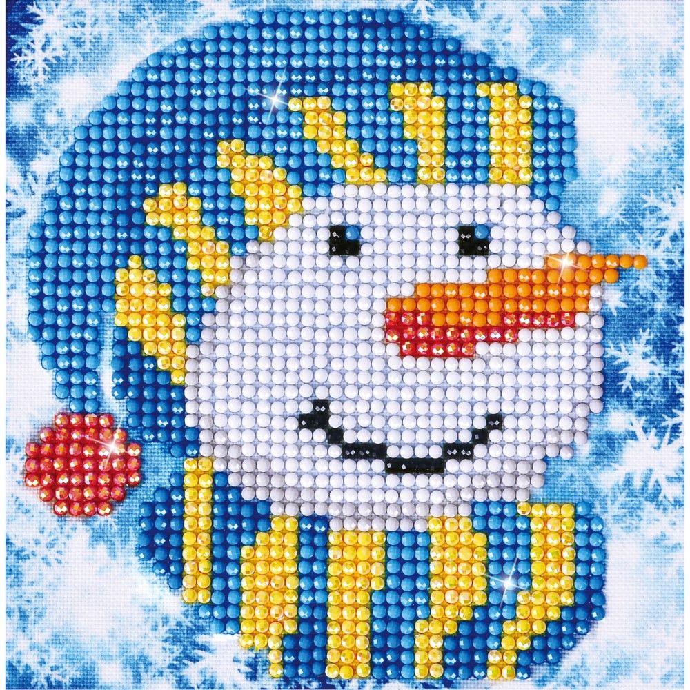 Diamond Dotz Snowman 13,5Χ13,5