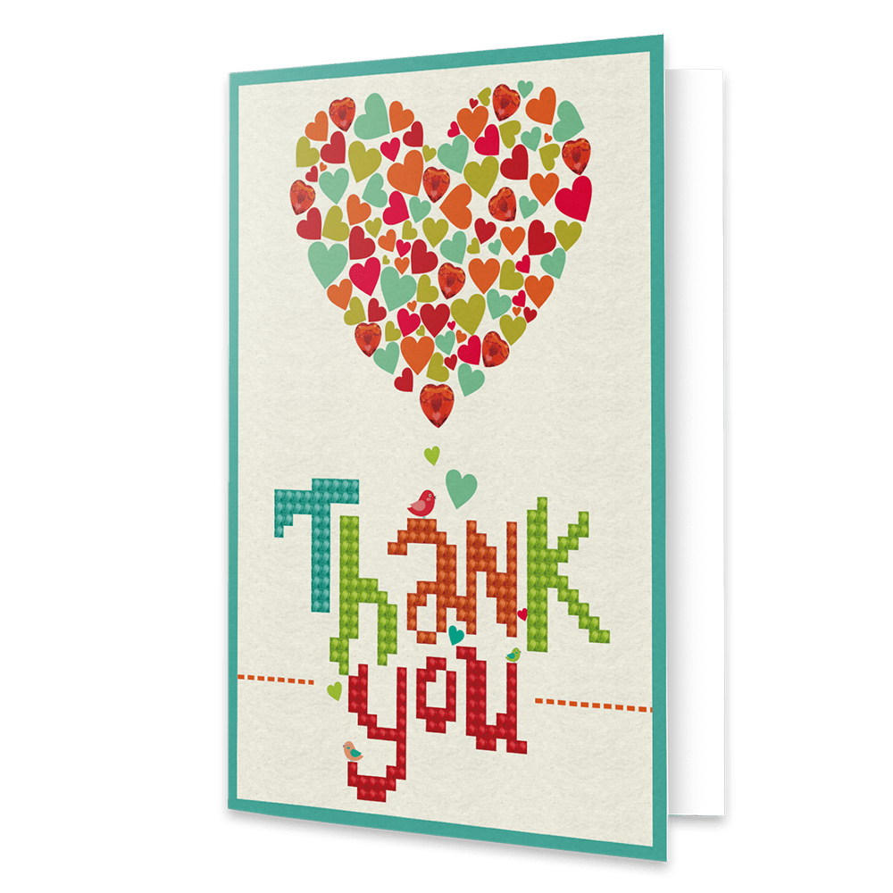 Diamond Dotz Greeting Card Thank you