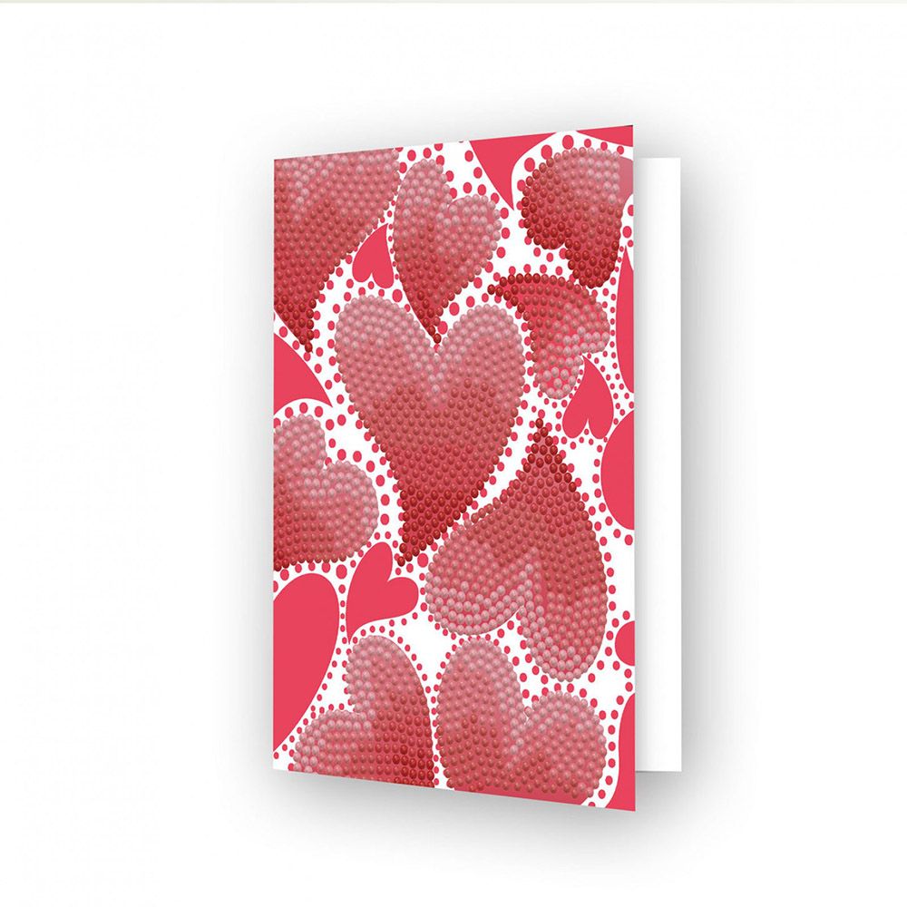 Diamond Dotz Ευχετήρια Red Heart