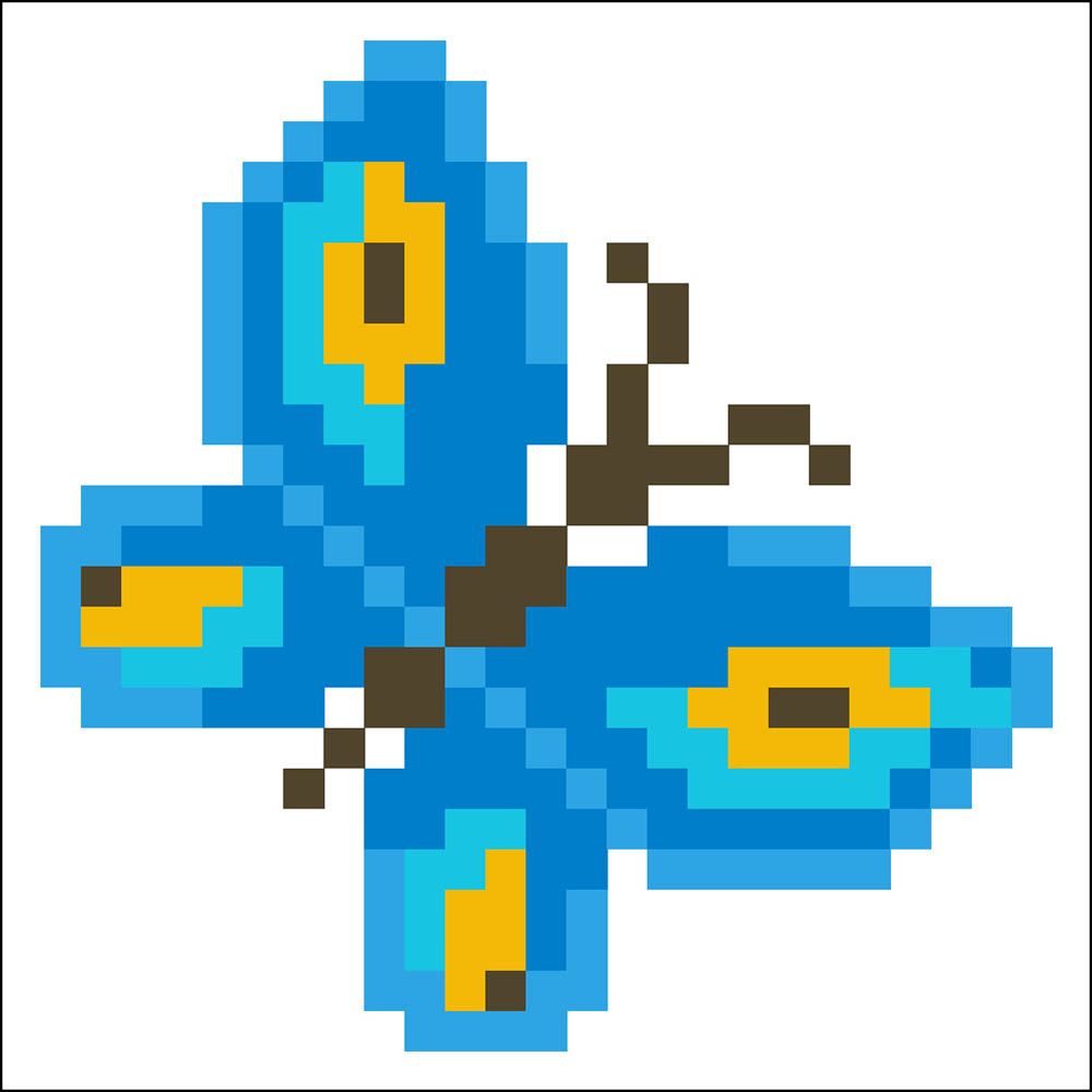 Diamond Dotz Πεταλούδα Sparkle Κορνίζα 7Χ7