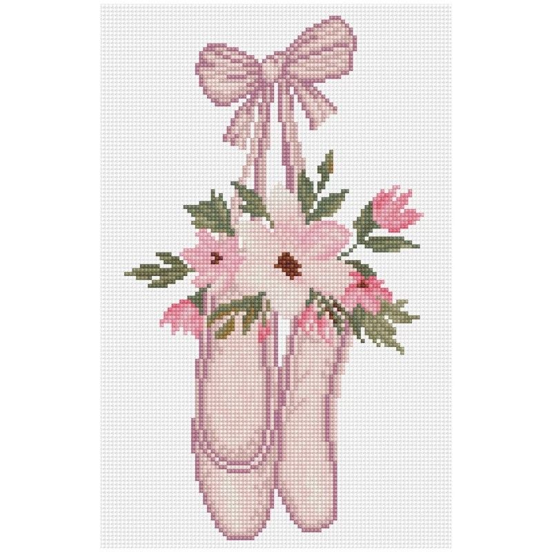 Diamond Dotz (τετράγωνα) Μπαλαρίνες/Ballet Slippers 24Χ37