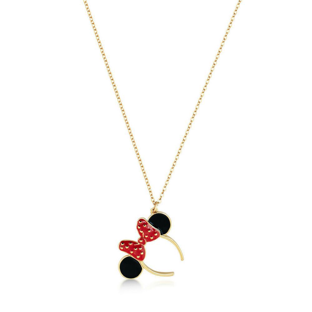 Gold 14kt Pendant DISNEY Minnie Mouse