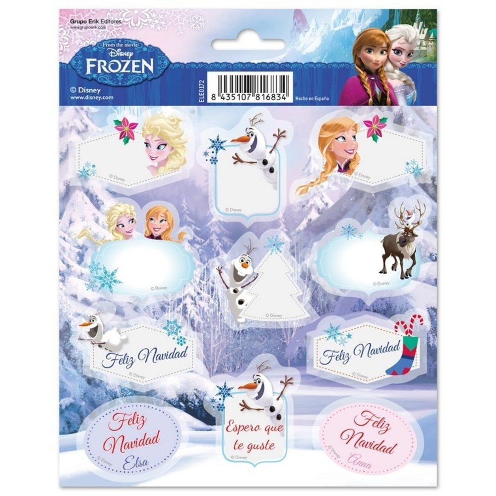 Αυτοκόλλητες Ετικέτες 11X2 DISNEY Frozen Christmas