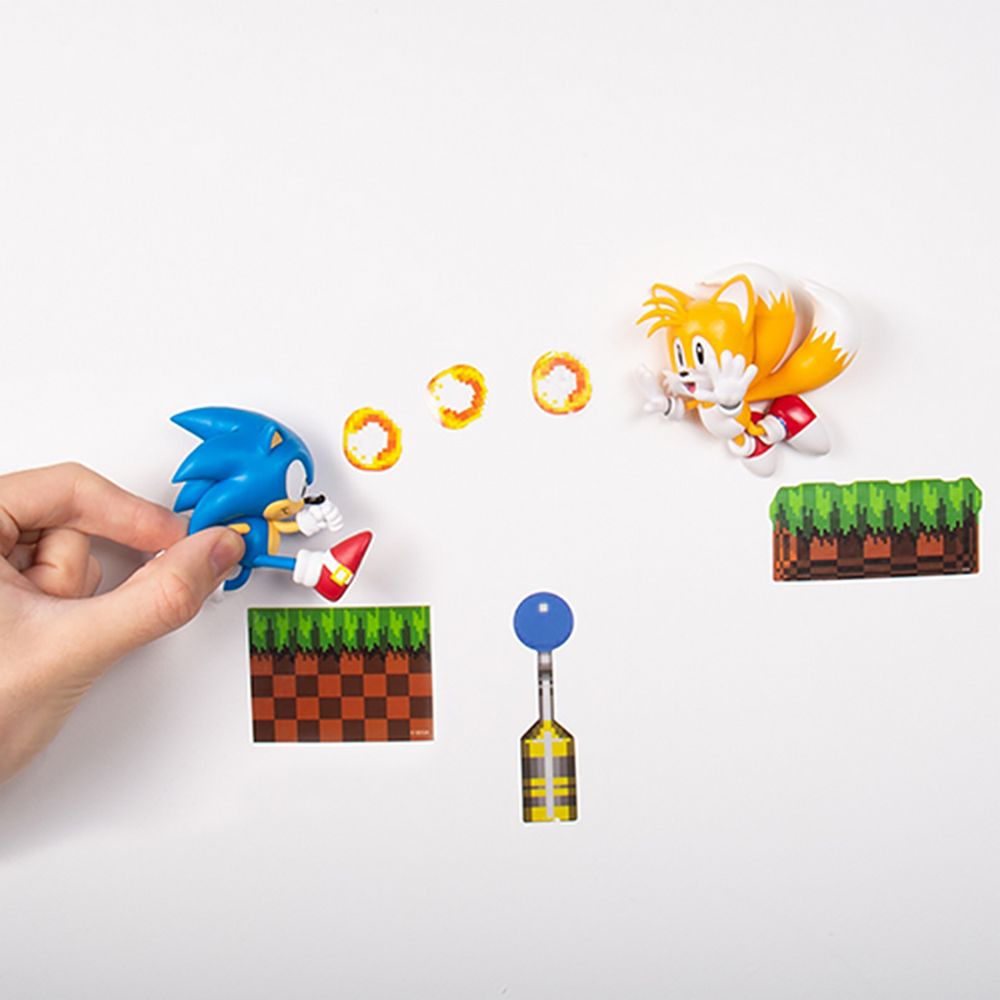 3D Wall Stickers SONIC THE HEDGEHOG Sonic & Tails
