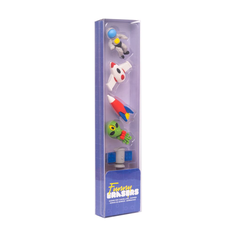 Set 5 ERASERS Space