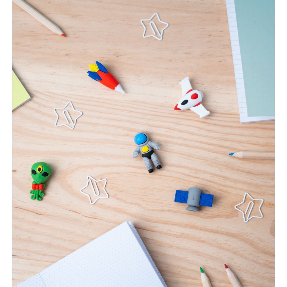 Set 5 ERASERS Space