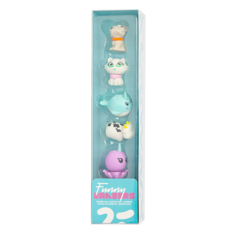 Set 5 ERASERS Animals #6
