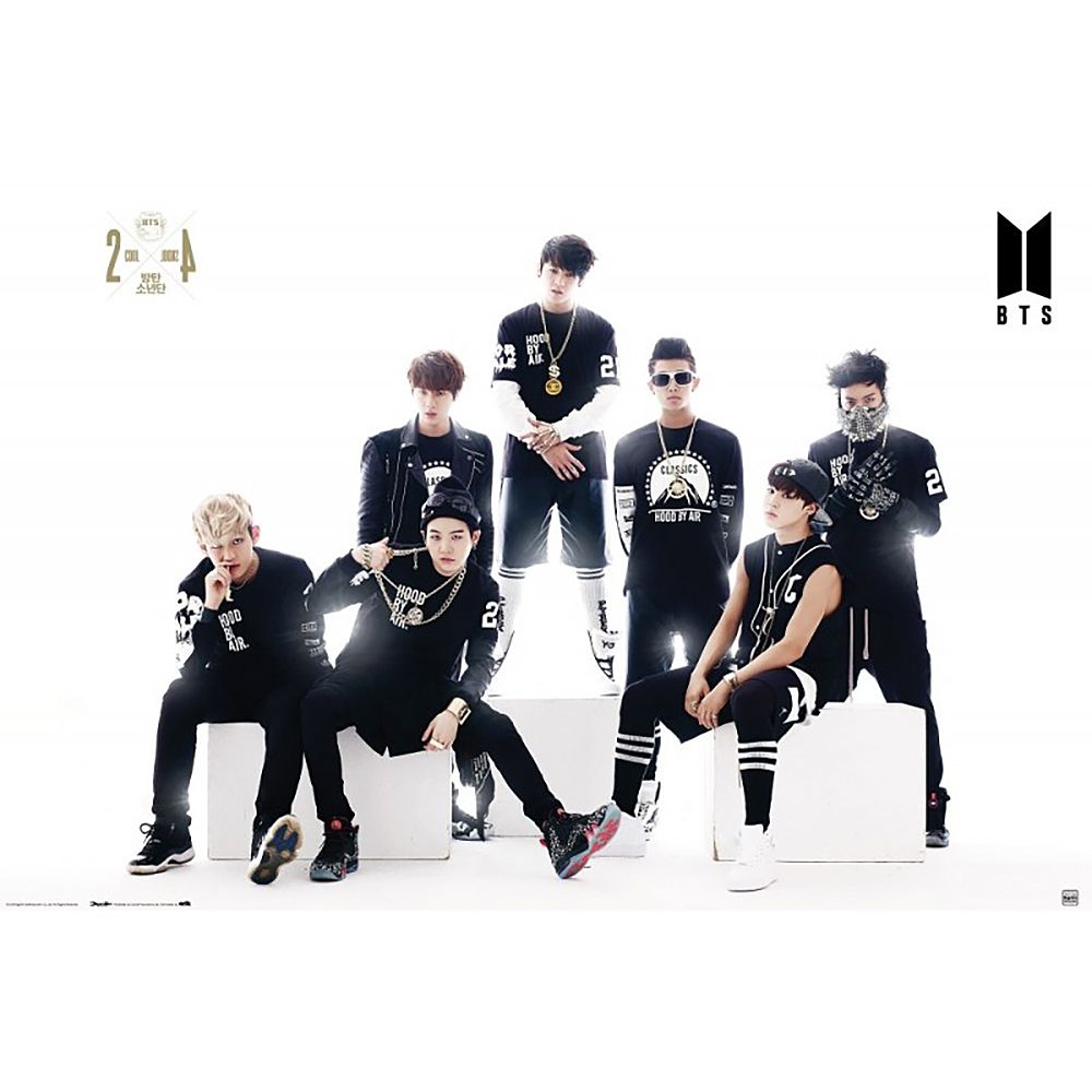Poster 91.5Χ61cm BTS Black & White