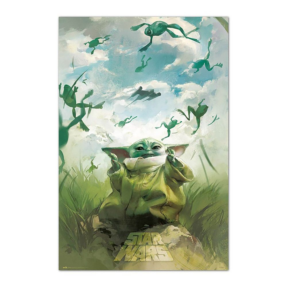 Poster 61Χ91.5cm STAR WARS THE MANDALORIAN Grogu Training