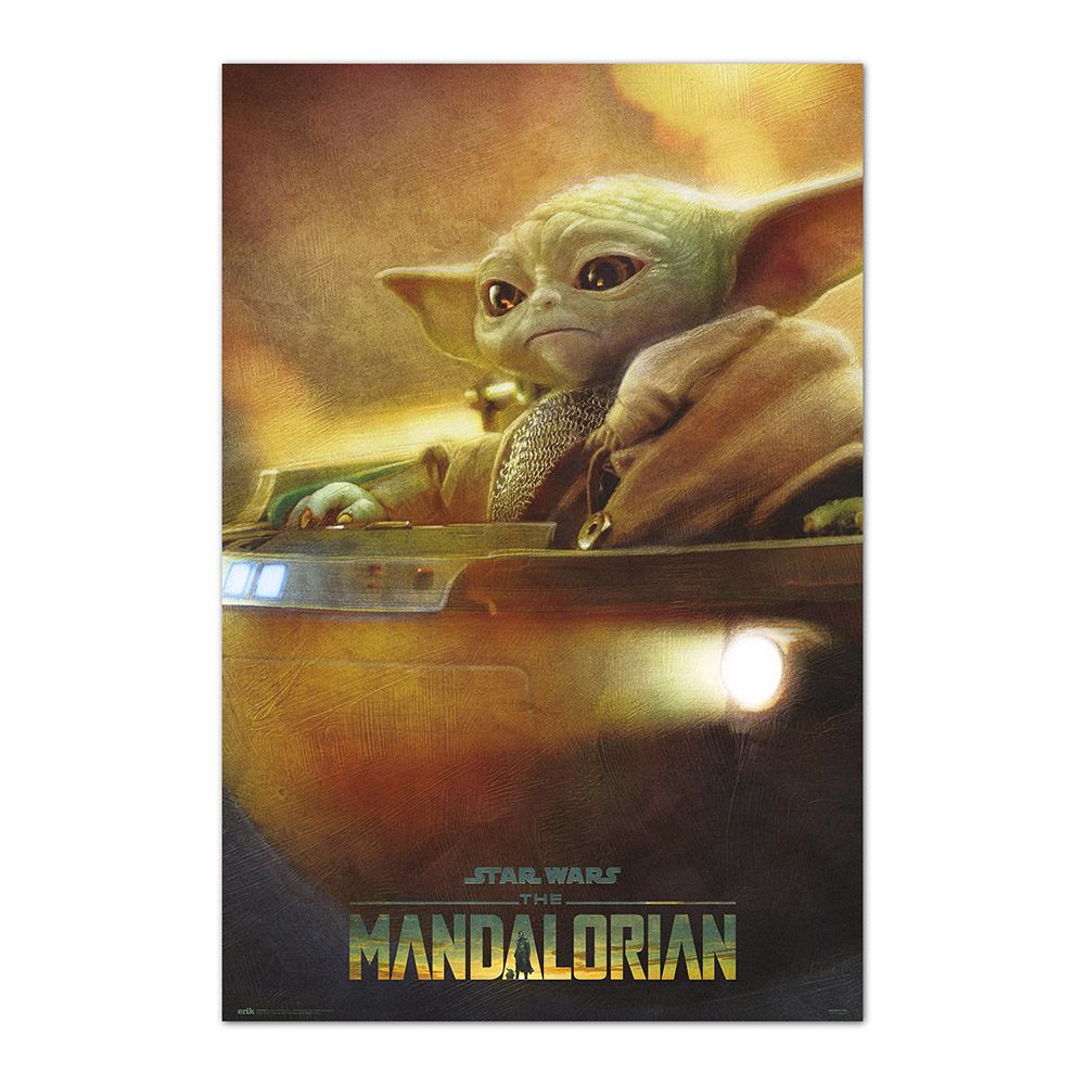 Poster 61Χ91.5cm STAR WARS THE MANDALORIAN Grogu Pod