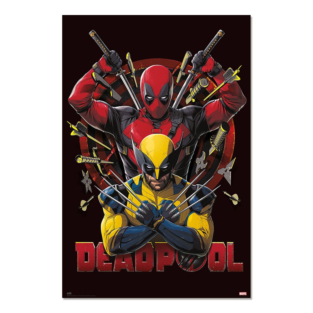 Poster 61Χ91.5cm MARVEL Deadpool And Wolverine 2