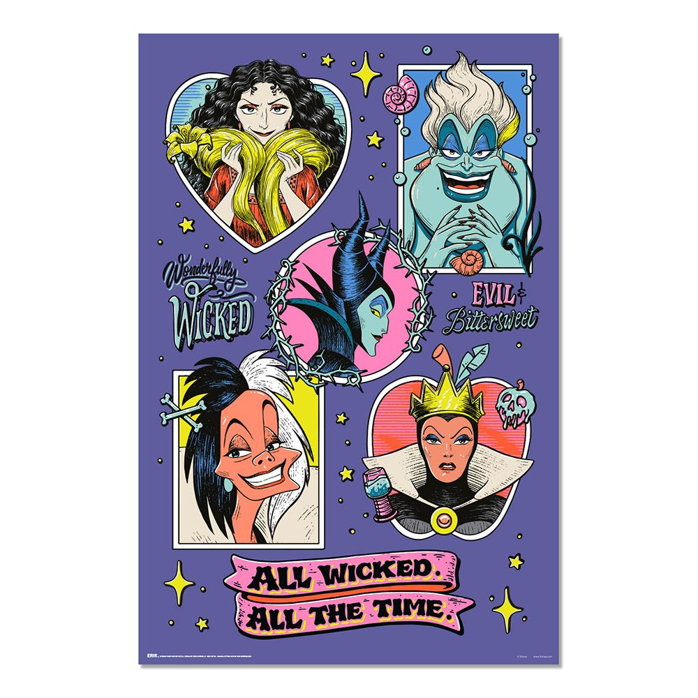 Poster 61Χ91.5cm DISNEY Villains