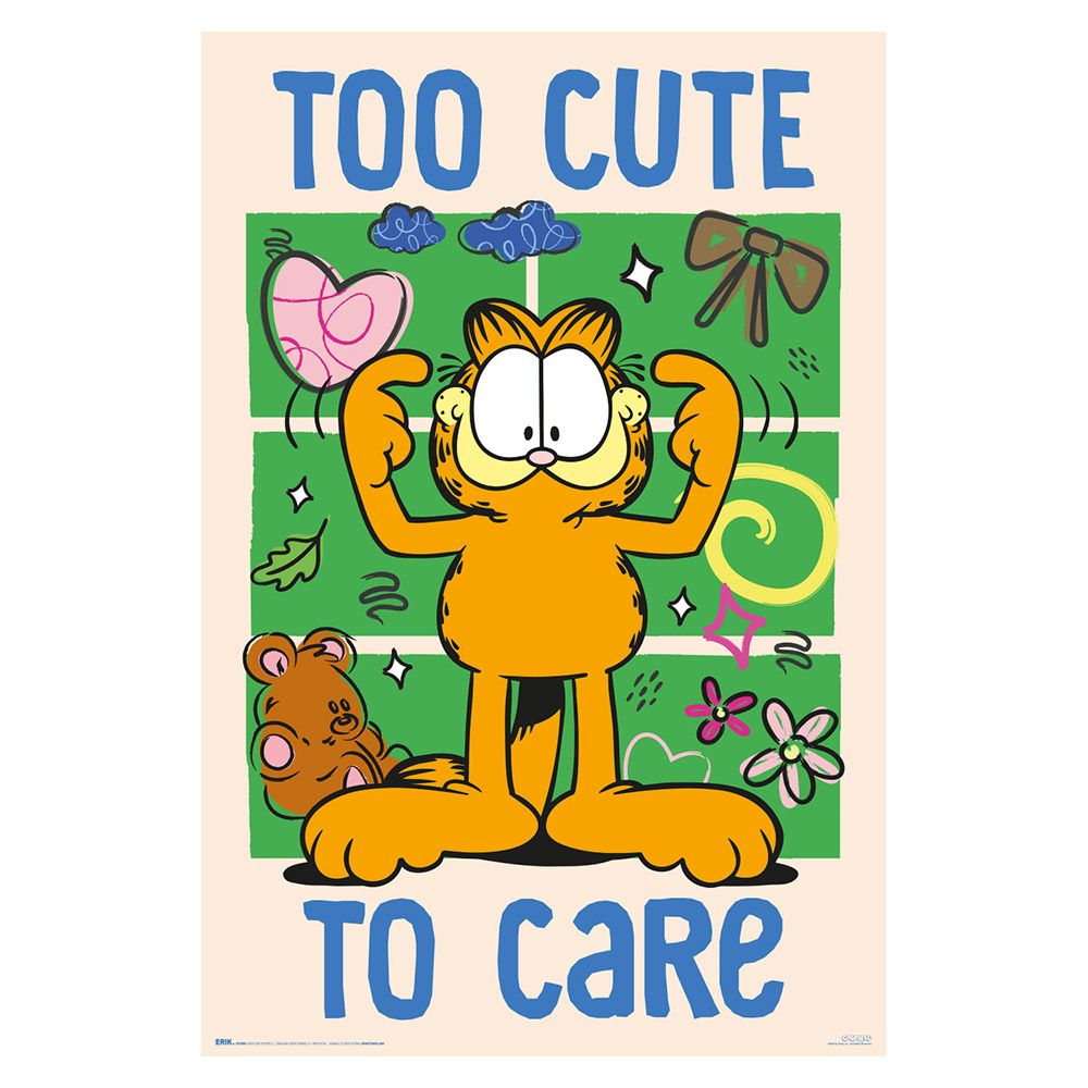 Αφίσα 61Χ91,5εκ GARFIELD Too Cute to Care