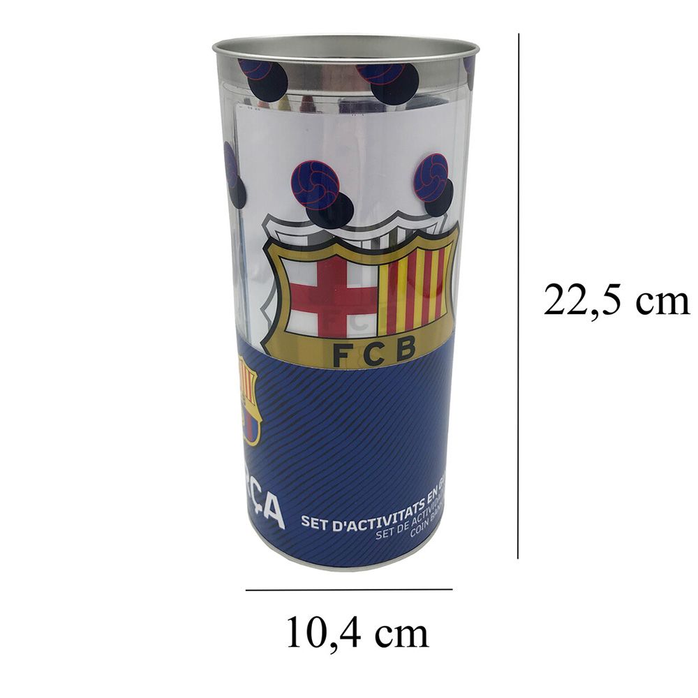 Art Set in Coin Bank Box FC BARCELONA