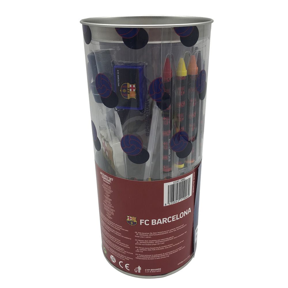 Art Set in Coin Bank Box FC BARCELONA