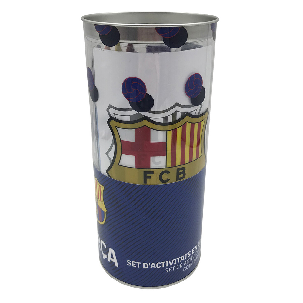 Art Set in Coin Bank Box FC BARCELONA