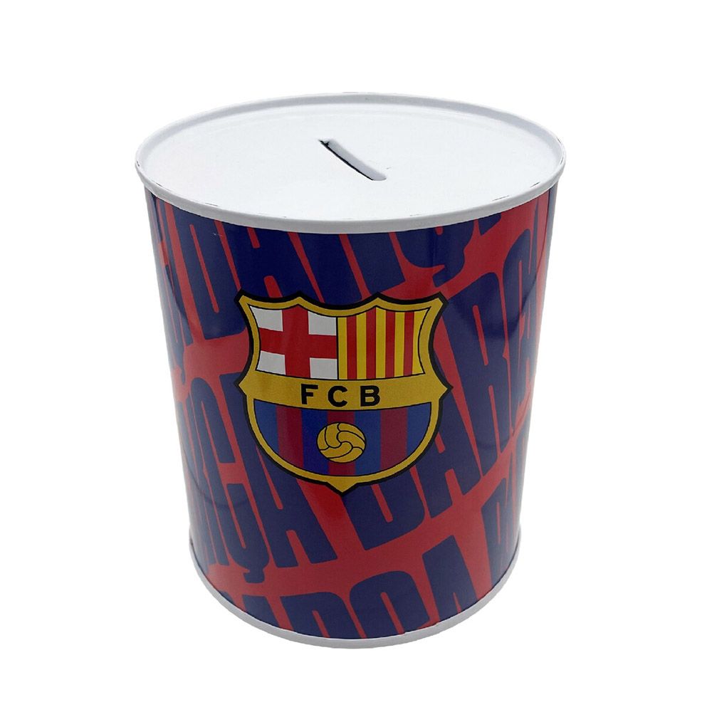 Metallic Coin Bank Box FC BARCELONA