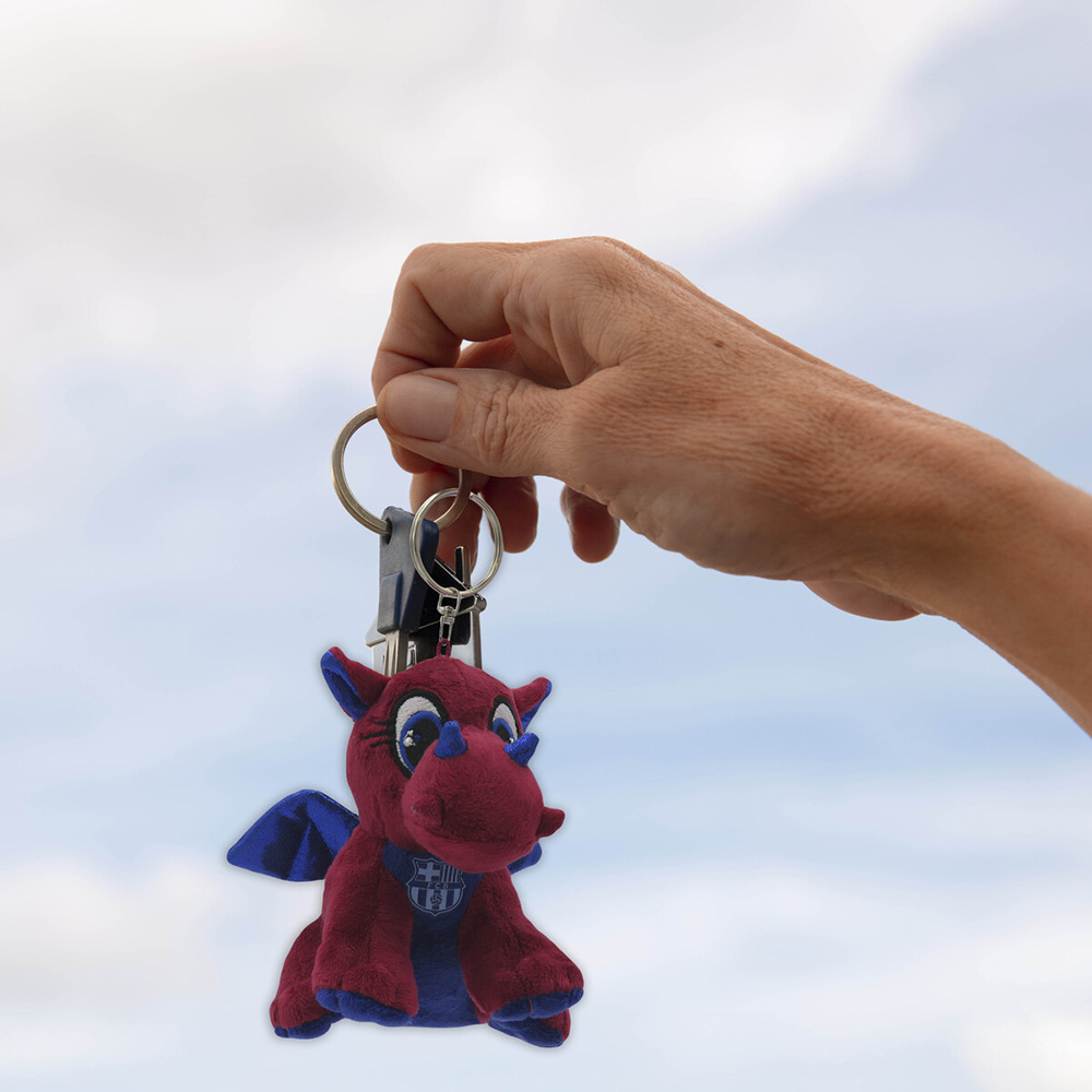 Dragon Plush Keychain FC BARCELONA