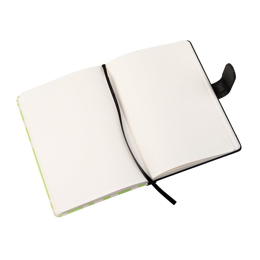 Premium A5 Notebook Faux Leather KOKONOTE LUXE Neon Tracks